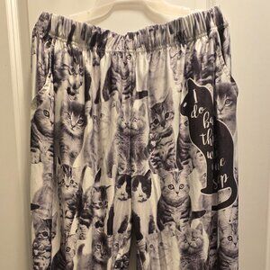Brief Insanity Cat Lounge Pants (Long) Pajama Lounge Pants